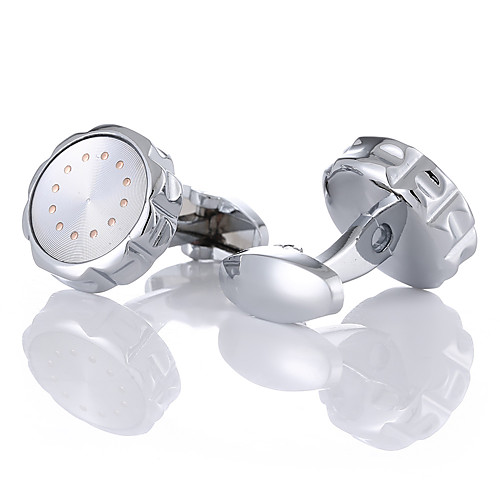 

Cufflinks Fashion Brooch Jewelry Silver For Gift Daily