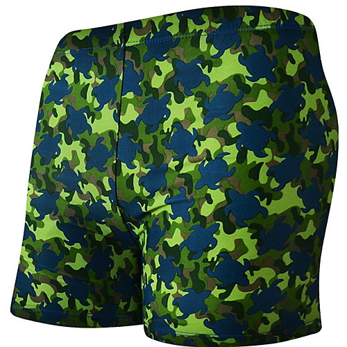 

Men's Beach board shorts Swimwear Swimsuit - Camo / Camouflage Print Quick Dry L XL XXL Green