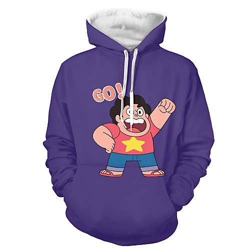 

Inspired by steven universe Cosplay Costume Hoodie Polyster Print Printing Hoodie For Men's / Women's