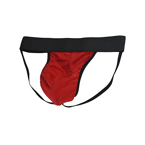 

Men's Basic G-string Underwear - Normal Low Waist Red One-Size
