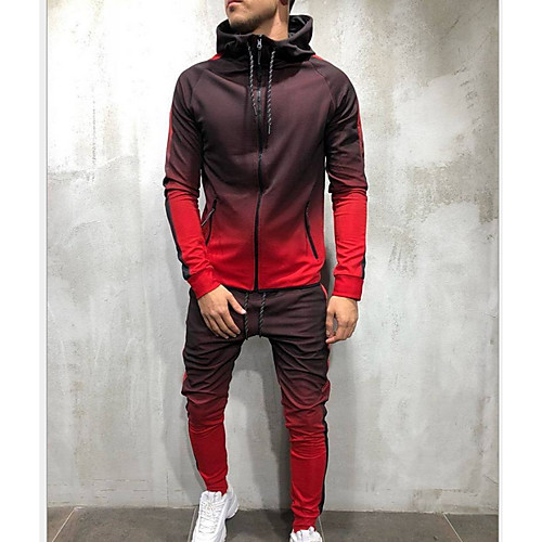 

Men's Activewear Set Color Block Basic Blue Red Green Gray US32 / UK32 / EU40 US34 / UK34 / EU42 US36 / UK36 / EU44 US38 / UK38 / EU46