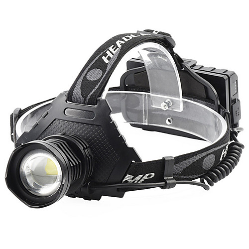 

P70 headlamp Headlamps Waterproof 3000 lm LED LED 1 Emitters 5 Mode with USB Cable Waterproof Rotatable Portable Lightweight Creepy Camping / Hiking / Caving Everyday Use Cycling / Bike USB Natural