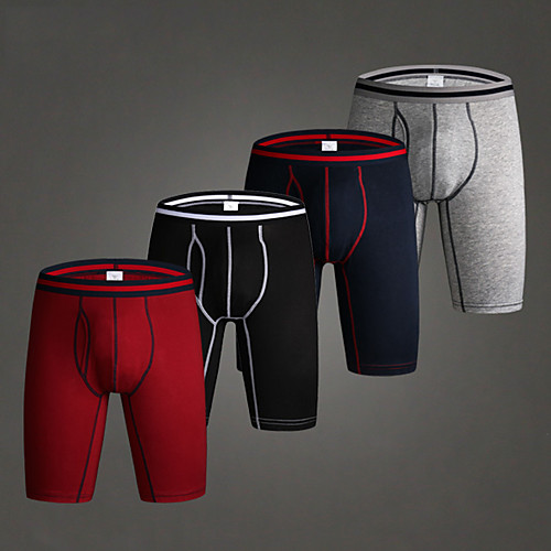 

Men's Sports Underwear Running Pants Compression Shorts 1pc Cotton Sports Shorts Underwear Shorts Bottoms Running Walking Jogging Training Breathable Quick Dry Soft Fashion Black Burgundy Royal Blue
