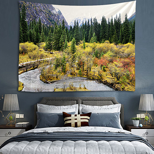 

Home Living Tapestry Wall Hanging Tapestries Wall Blanket Wall Art Wall Decor forest Tree Tapestry Wall Decor