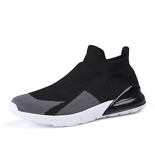 

Men's Running Shoes Sneakers Lightweight Breathable Sweat-wicking Jogging Autumn / Fall Winter White Black