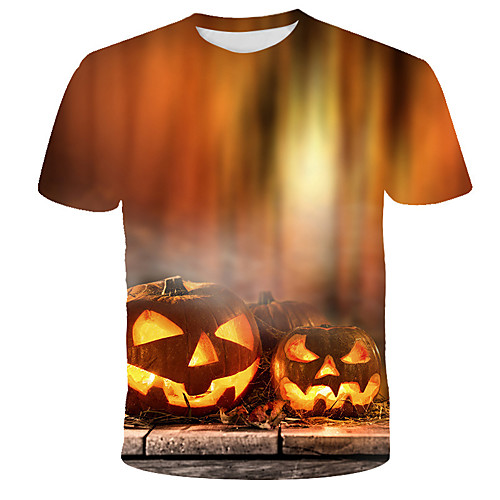 

Men's Graphic Cartoon Red Print T-shirt Street chic Exaggerated Daily Holiday Rainbow