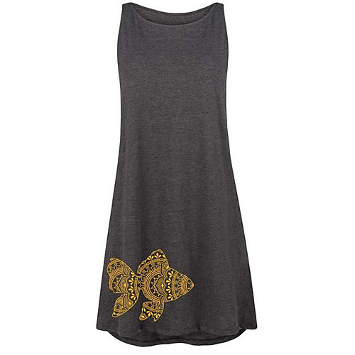 

Women's Strap Dress Short Mini Dress - Sleeveless Print Summer Casual Chinoiserie 2020 Purple Yellow Blushing Pink Gold Light Green S M L XL XXL