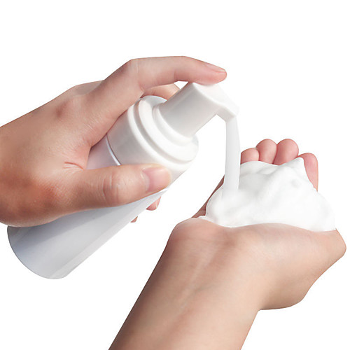 

200ml Empty Squeezed Foaming Pump Soap Foam Bottle Cosmetic Containers Dispenser PET Liquid Travel Bottle