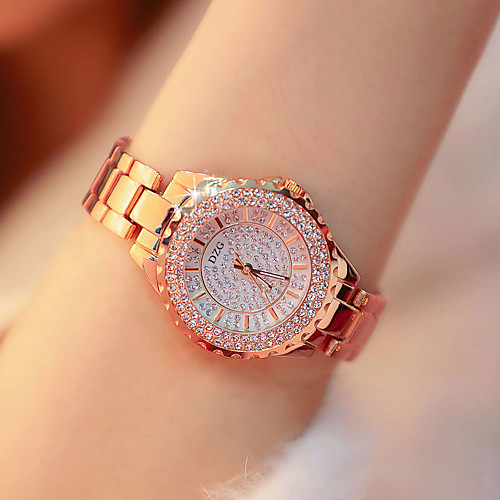 

Women's Quartz Watches Antique Fashion Silver Gold Rose Gold Alloy Chinese Quartz Rose Gold Gold Silver Imitation Diamond Lovely 1 pc Analog One Year Battery Life