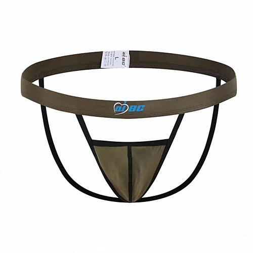 

Men's Basic Briefs Underwear / G-string Underwear - Normal Low Waist White Black Blue M L XL