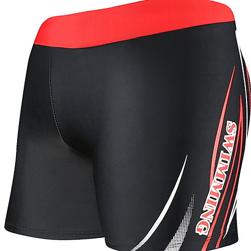 

Men's Red Yellow Beach board shorts Swimwear Swimsuit - 3D Print Quick Dry L XL XXL Red