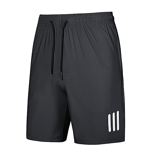 

Men's Running Shorts Running Split Shorts Sports & Outdoor Shorts Bottoms Elastic Waistband Pocket Drawstring Ice Silk Fitness Gym Workout Running Jogging Training Breathable Quick Dry Soft Sport