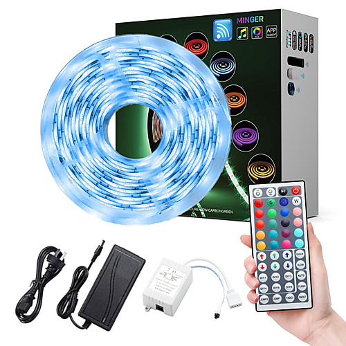 

10m Flexible LED Light Strips Flexible Tiktok Lights 300 LEDs SMD5050 Multi Color Decorative / TV Background 5 V