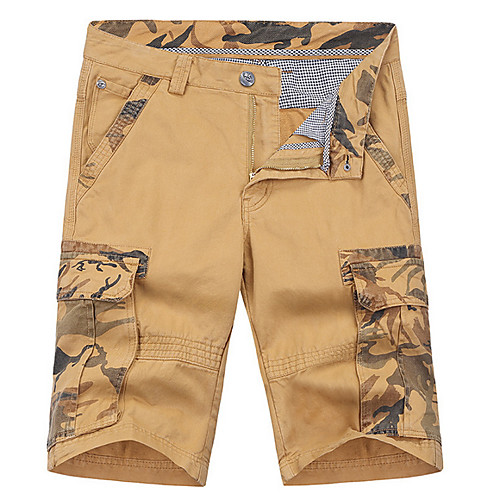 

Men's Basic Daily Shorts Tactical Cargo Pants - Camouflage Blue Orange Khaki US32 / UK32 / EU40 / US36 / UK36 / EU44 / US38 / UK38 / EU46