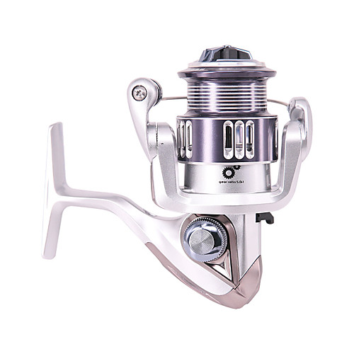 

Fishing Reel Spinning Reel / Sea Fishing Reel 5.01 Gear Ratio9 Ball Bearings Hand Orientation Exchangable Sea Fishing / Ice Fishing