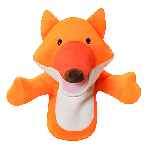 

1 pcs Hand Puppet Stuffed Animal Plush Toy Animal Series Fox Parent-Child Interaction PP Plush Imaginative Play, Stocking, Great Birthday Gifts Party Favor Supplies Boys and Girls Adults Kids Infant