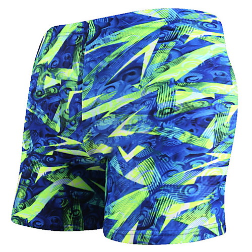 

Men's Blue Beach board shorts Swimwear Swimsuit - 3D Print Quick Dry L XL XXL Blue