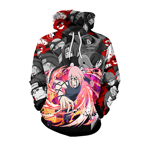 

Inspired by Naruto Cosplay Costume Hoodie Polyster Print Printing Hoodie For Women's / Men's