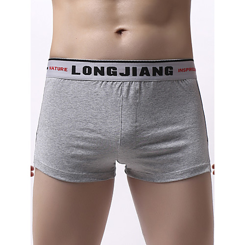 

Men's Basic Boxers Underwear - Normal Mid Waist White Black Red S M L