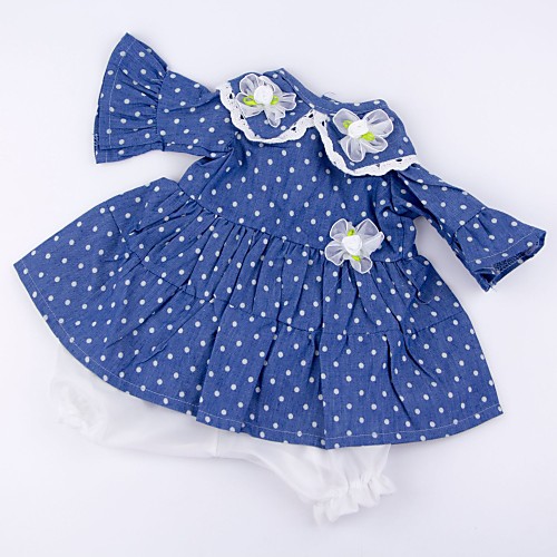 

Reborn Baby Dolls Clothes Reborn Doll Accesories Cotton Fabric for 17-18 Inch Reborn Doll Not Include Reborn Doll Flower Soft Pure Handmade Girls' 2 pcs