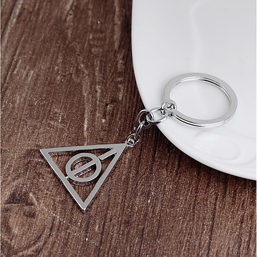 

Rotatable triangle key chain