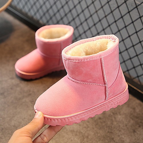 

Girls' Boots Comfort Suede Little Kids(4-7ys) Daily Black Pink Brown Summer / Booties / Ankle Boots