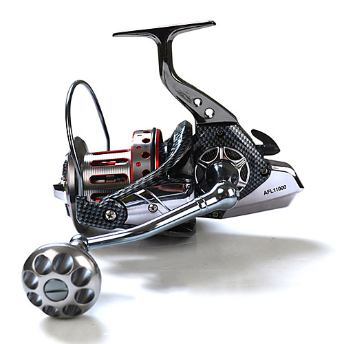

Spinning Reel 4:7:1 Gear Ratio 101 Ball Bearings for Sea Fishing