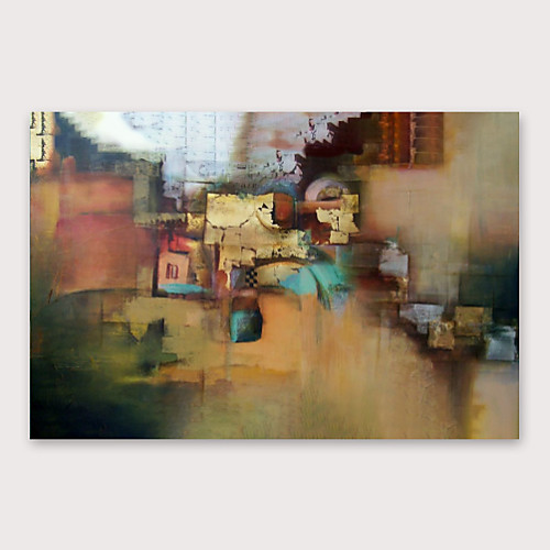 

Oil Painting Hand Painted Horizontal Abstract Modern Stretched Canvas