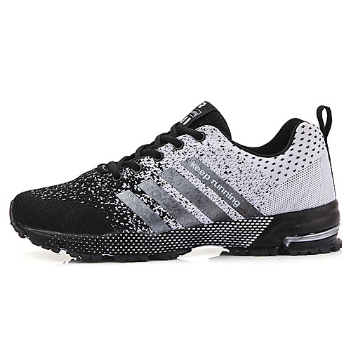 

Unisex Trainers Athletic Shoes Sporty Casual Daily Outdoor Running Shoes Fitness & Cross Training Shoes Walking Shoes Tissage Volant Breathable Wear Proof Black / White Black / Red Green Fall Summer