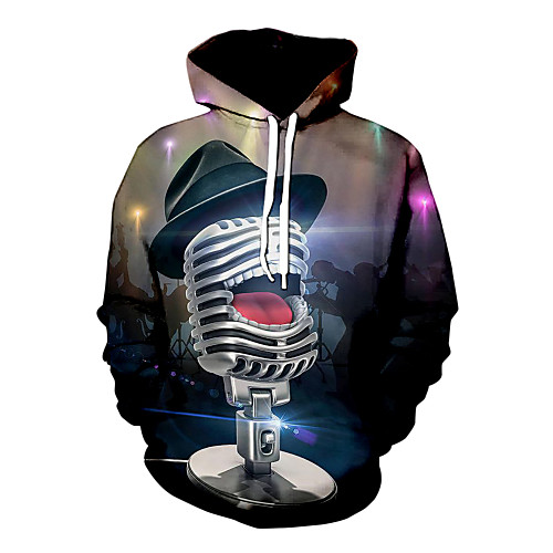 

Men's Hoodie Graphic Hooded Daily Basic Hoodies Sweatshirts Dark Gray
