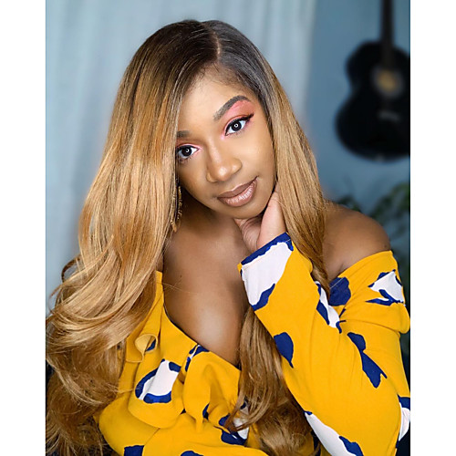 

3 Bundles Hair Weaves Brazilian Hair Body Wave Human Hair Extensions Remy Human Hair Human Hair 300 g Weave 10-24 inch Brown Ombre Natural Full Head Set