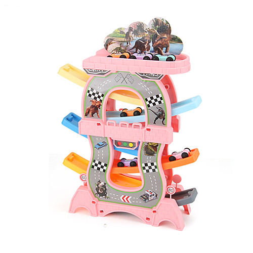 

Rail Car Toy Racing Track Set Race Car Simulation Plastic Mini Car Vehicles Toys for Party Favor or Kids Birthday Gift 32248 66 pcs / Kid's