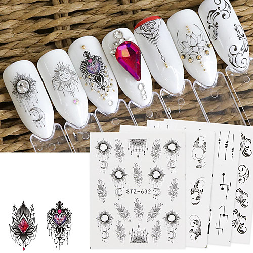 

24 Sheets Nail Stickers Dreamcatcher Series Set Environmental Protection Watermark High Quality Decal Decoration for DIY Nail Art Decorations