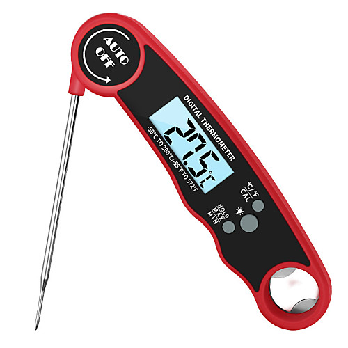 

Fast Instant Read Waterproof Digital Kitchen Thermometer Probe for Grilling BBQ Baking Candy Liquids oil