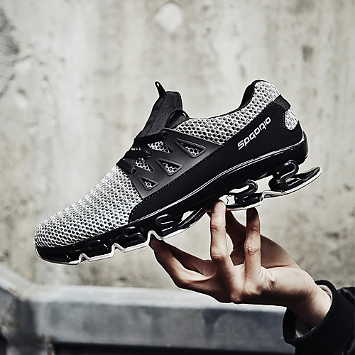 

Men's Trainers Athletic Shoes Sporty Casual Daily Outdoor Running Shoes Cycling Shoes Walking Shoes Tissage Volant Breathable Wear Proof White Black Red Fall Summer