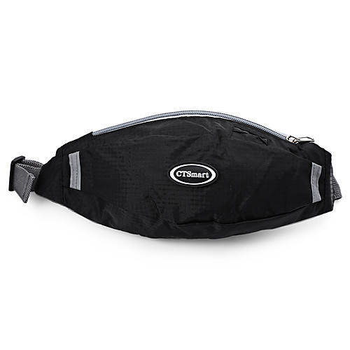 

1.5 L Hiking Waist Bag Lightweight Windproof Rain Waterproof Quick Dry Outdoor Marathon Fishing Hiking Polyester Black Blue Pink