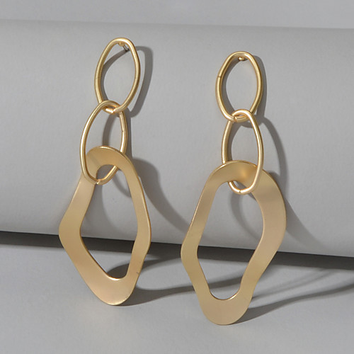 

Women's Drop Earrings Geometrical Trendy Earrings Jewelry Gold For Street Festival