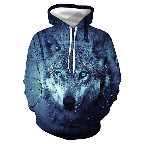 

Men's Hoodie Graphic Club Basic Casual Hoodies Sweatshirts Blue