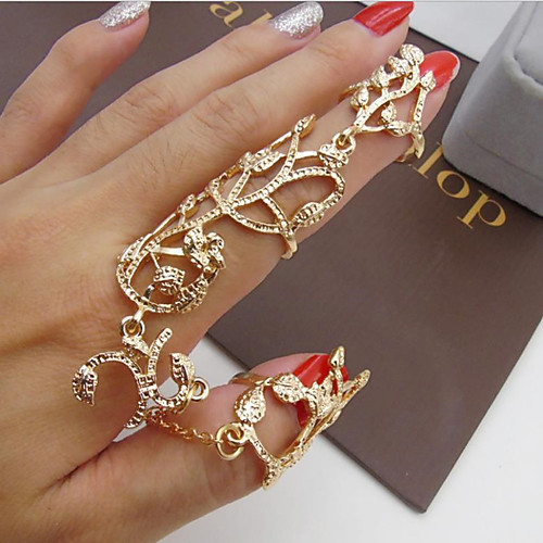 

Women's Statement Ring 1pc Gold Alloy Wedding Party Jewelry