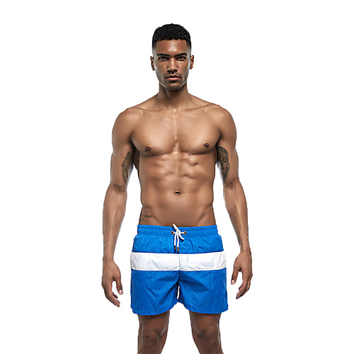 

Men's Swim Shorts Bottoms Breathable Quick Dry Swimming Surfing Water Sports Patchwork Summer / Stretchy