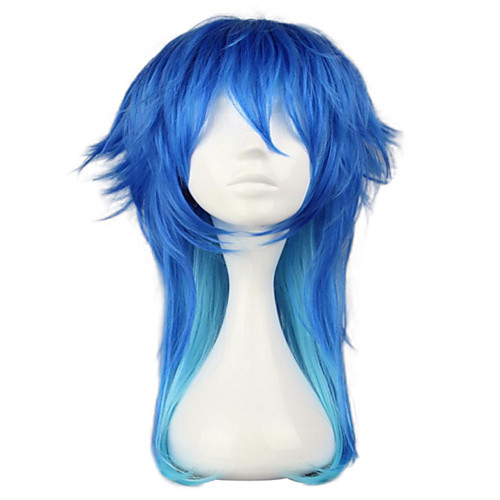 

Cosplay Costume Wig Synthetic Wig Cosplay Wig Aoba Seragak Dramatical Murder Straight Cosplay With Bangs Wig Medium Length Silver Ombre Blue Royal Blue Synthetic Hair 20 inch Women's Cosplay Synthetic