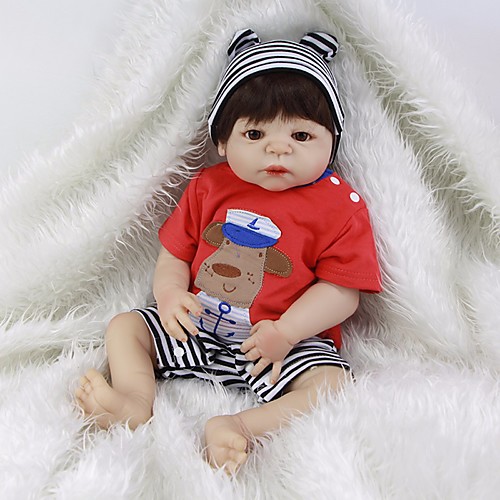 

Reborn Baby Dolls Clothes Reborn Doll Accesories Cotton Fabric for 22-24 Inch Reborn Doll Not Include Reborn Doll Sheep Soft Pure Handmade Boys' 2 pcs