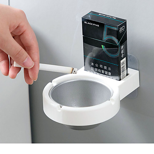

Nordic Style Wall-mounted Ashtray Cigarette Storage Rack Creative Bathroom Wall Stainless Steel