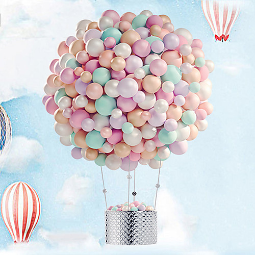 

Party Balloons 100 pcs Macaron Party Supplies Latex Balloons Banner Boys and Girls Party Wedding Birthday 10inch for Party Favors Supplies or Home Decoration