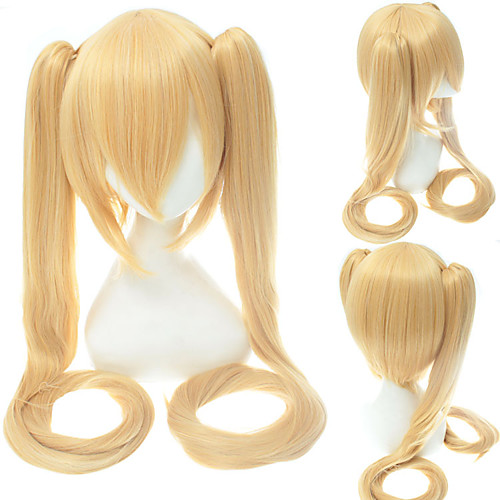 

Cosplay Costume Wig Cosplay Wig Miku Straight With 2 Ponytails With Bangs Wig Long A15 A16 A19 A21 A22 Synthetic Hair 48 inch Women's Anime Cosplay Creative Blue Green