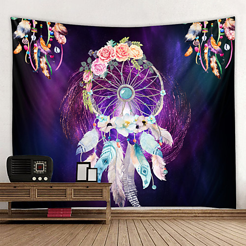 

Garland feather tapestries bohemian wall hangings bedroom decoration blankets mandalas