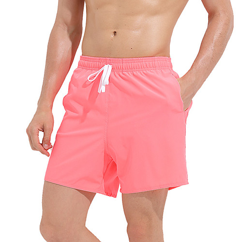 

Men's Swim Trunks Elastane Bottoms Breathable Quick Dry Swimming Surfing Water Sports Solid Colored Summer / Stretchy