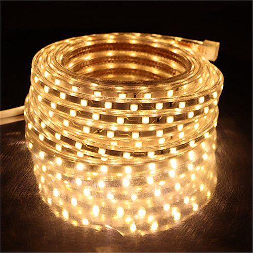 

10M SMD 5050 LED Strip light Waterproof 220V 5050 LED Strip Lights Diode Tape Holiday Decoration Lamp LED String Ribbon 60LEDs/M With EU Plug