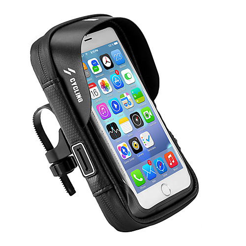 

Cell Phone Bag Bike Handlebar Bag 6 inch Cycling for Black Bike / Cycling Recreational Cycling