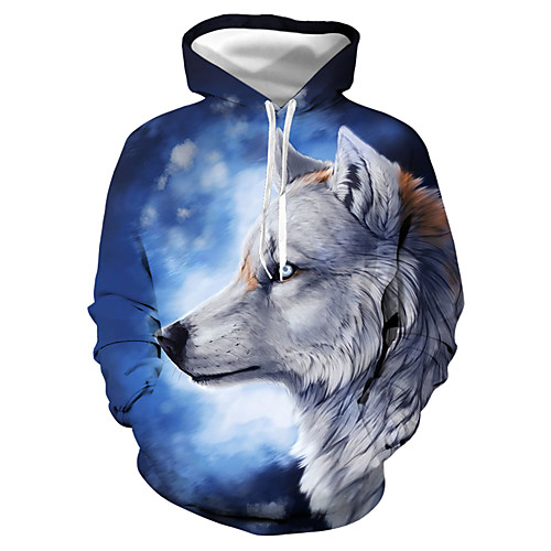 

Men's Hoodie Graphic Club Basic Casual Hoodies Sweatshirts Blue